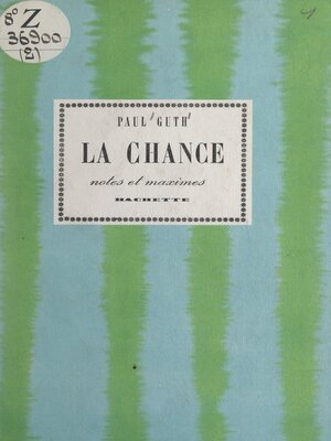 cover image of La chance